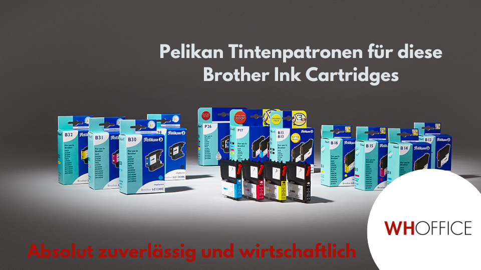 WHOffice - PELIKAN TINTENPATRONEN ERSETZEN BROTHER TINTENKARTUSCHEN