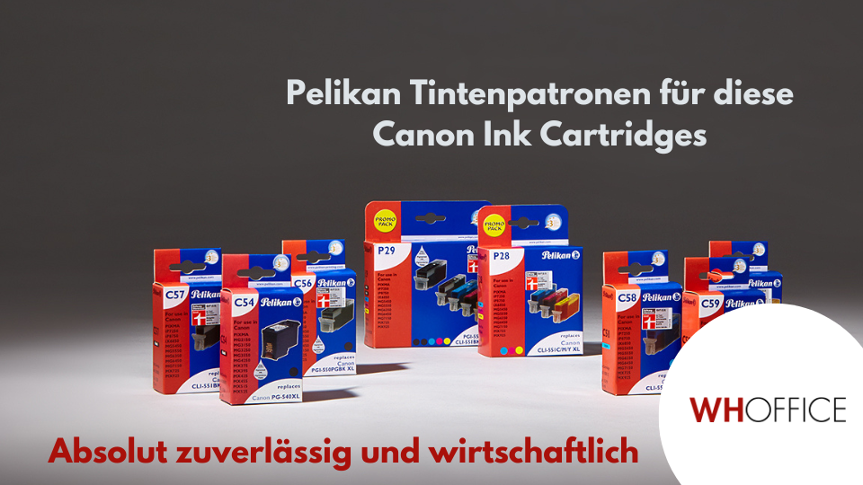 WHOffice - Pelikan bietet kompatible Tintenkartuschen für die Canon Inks an