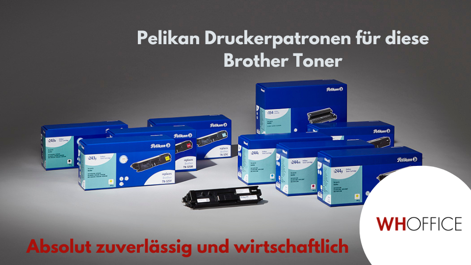 WHOffice - DIESE PELIKAN DRUCKERPATRONEN ERSETZEN DIE TONERKARTUSCHEN DER MARKE BROTHER