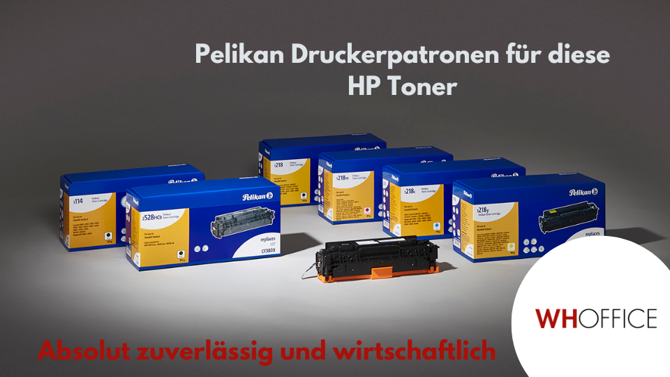 WHOffice - Pelikan - die besten kompatiblen Tonerkartuschen für Ihren HP Drucker
