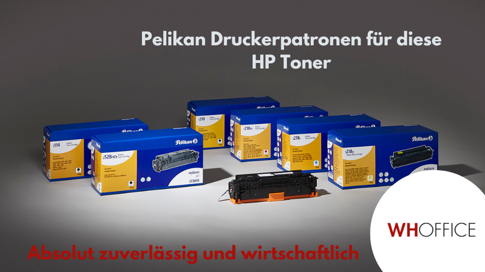 WHOffice - PELIKAN DRUCKERPATRONEN ERSETZEN DIE TONERKARTUSCHEN DER MARKE HP