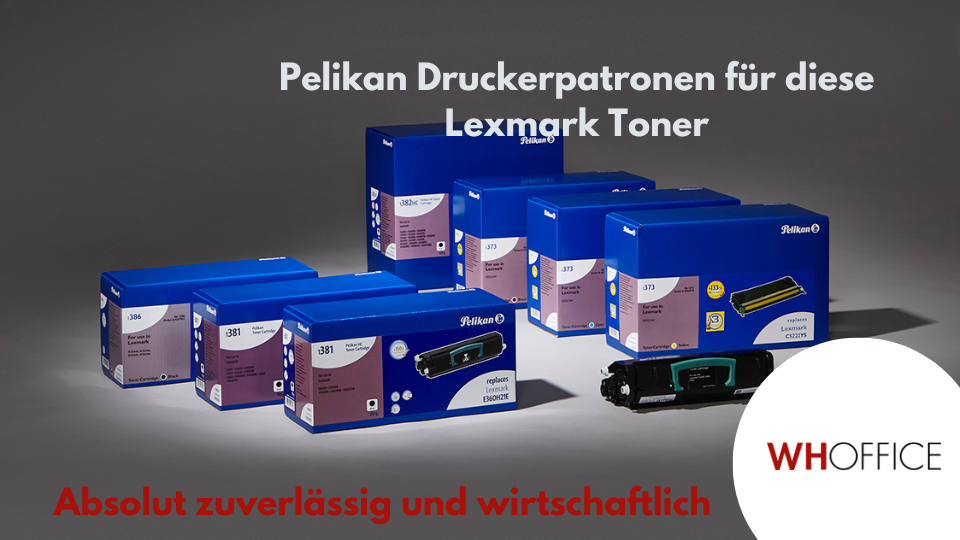 WHOffice - Pelikan-Druckerpatronen für Lexmark: die clevere Alternative zu teuren Patronen