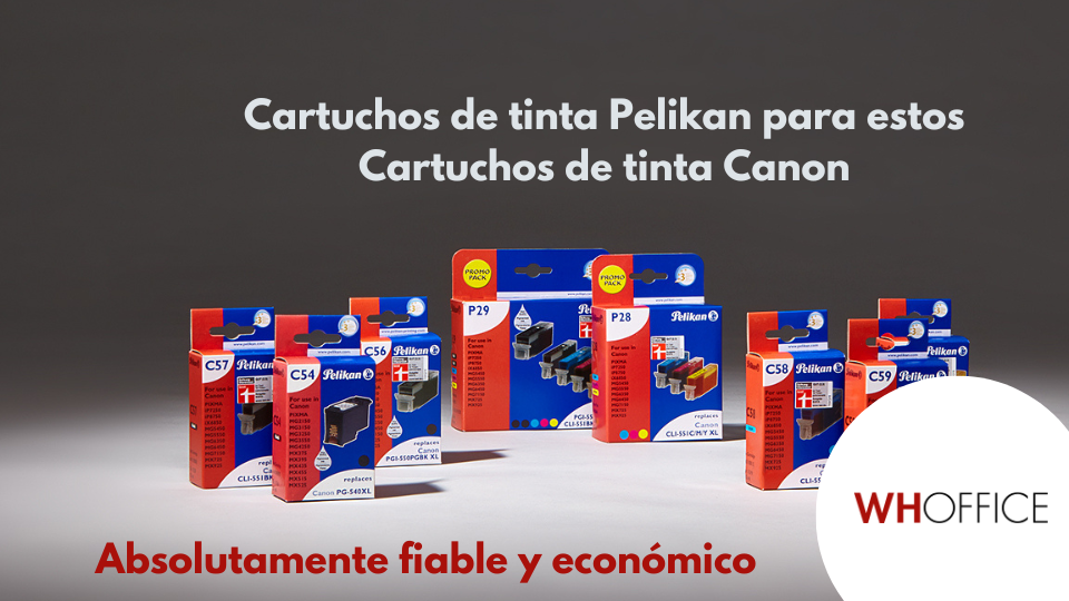 WHOffice - Pelikan ofrece cartuchos de tinta para los dispositivos de Canon