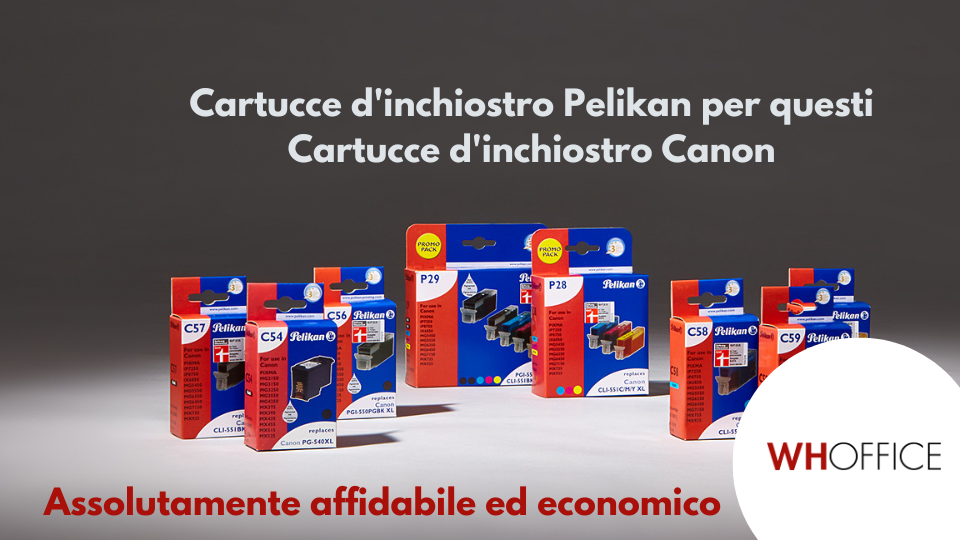 WHOffice - Pelikan offre cartucce d'inchiostro per i dispositivi Canon