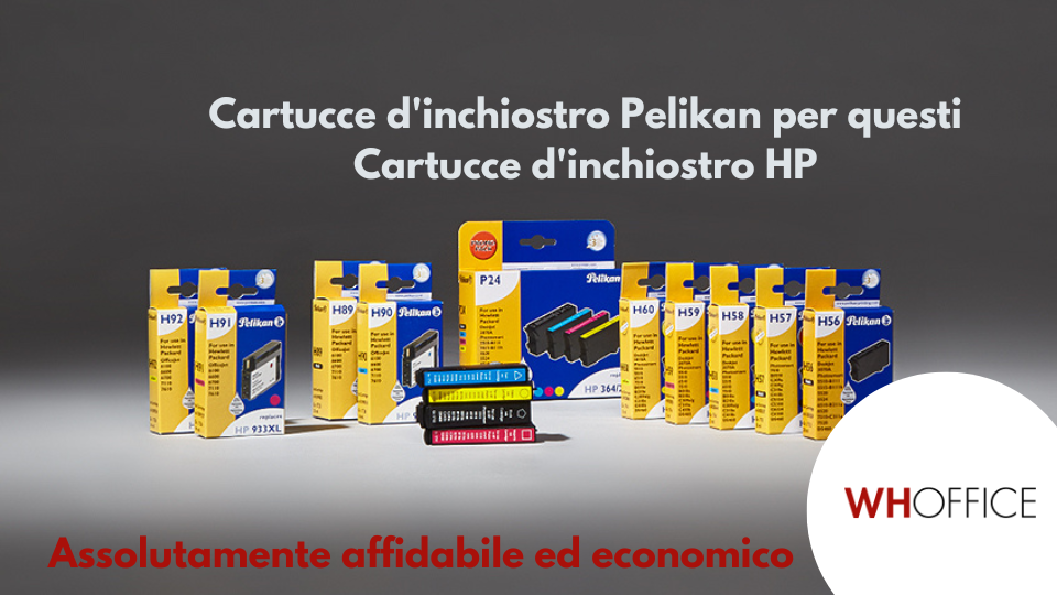 WHOffice - Pelikan offre cartucce d'inchiostro per le periferiche HP