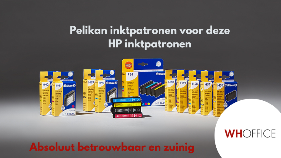 WHOffice -  Pelikan biedt inktpatronen voor de apparaten van HP