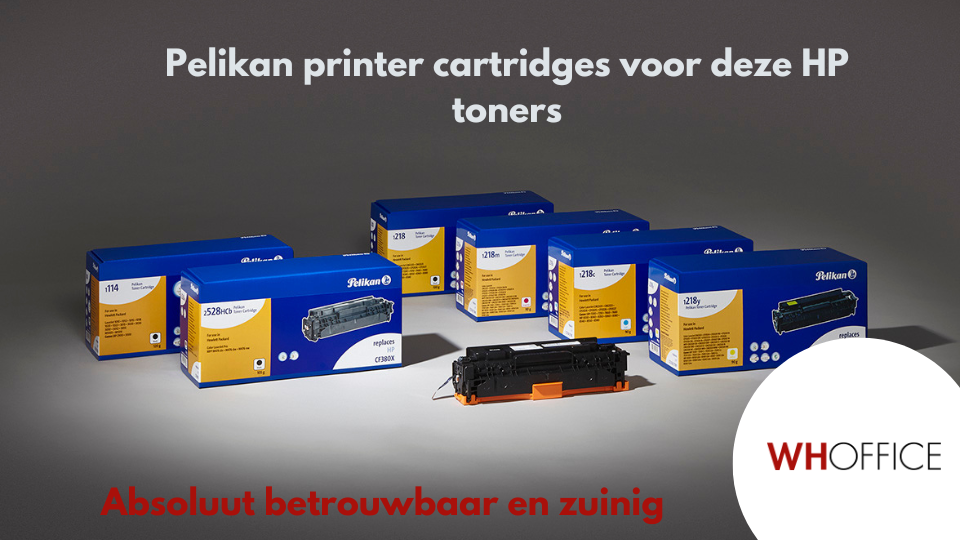 WHOffice - PELIKAN PRINTER CARTRIDGES VERVANGEN DE TONER CARTRIDGES VAN HET MERK HP