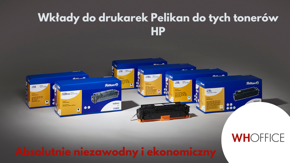 WHOffice - KASETY DO DRUKAREK PELIKAN ZASTĘPUJĄ KASETY Z TONEREM MARKI HP